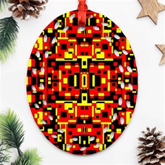 Rby-8-7-53 Ornament (oval Filigree) by ArtworkByPatrick