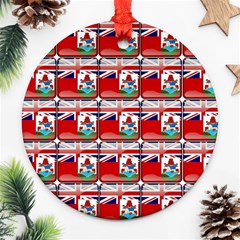 Flag Bermuda Ornament (round) by ArtworkByPatrick