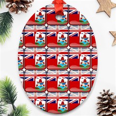 Flag Bermuda Ornament (oval) by ArtworkByPatrick