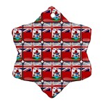 Flag Bermuda Snowflake Ornament (Two Sides) Front