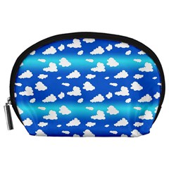 Clouds Accessory Pouch (large) by bloomingvinedesign