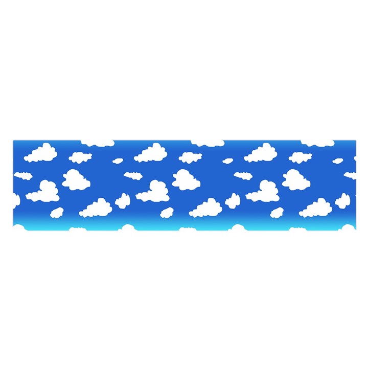 Clouds Satin Scarf (Oblong)