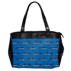 Shark Pattern Oversize Office Handbag by bloomingvinedesign