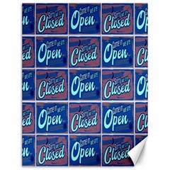 OPEN-CLOSED-1 Canvas 12  x 16 