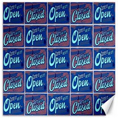 OPEN-CLOSED-1 Canvas 20  x 20 