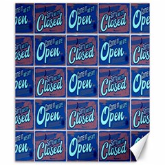 Open-closed-1 Canvas 20  X 24  by ArtworkByPatrick