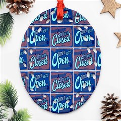 OPEN-CLOSED-1 Ornament (Oval Filigree)