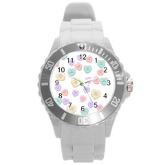 Untitled Design Round Plastic Sport Watch (l) by Lullaby