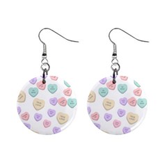 Hearts Mini Button Earrings by Lullaby