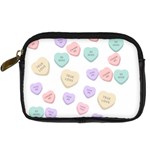 Hearts Digital Camera Leather Case Front