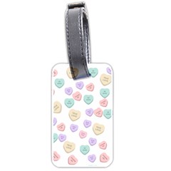 Hearts Luggage Tag (two Sides) by Lullaby