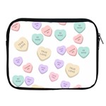 Hearts Apple iPad 2/3/4 Zipper Cases Front