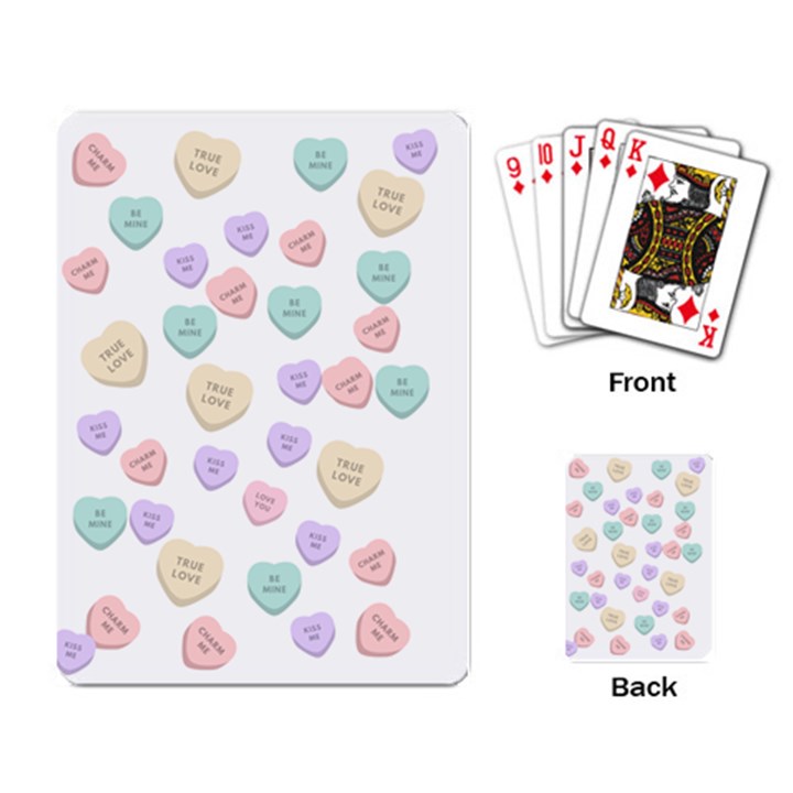 Hearts Playing Cards Single Design (Rectangle)