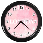 Paris Wall Clock (Black) Front