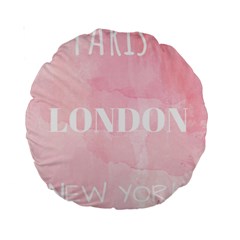 Paris Standard 15  Premium Round Cushions by Lullaby