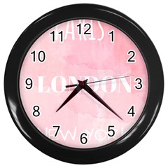 Paris Wall Clock (black) by Lullaby