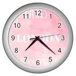 Paris Wall Clock (Silver) Front