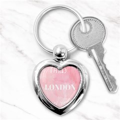 Paris, London, New York Key Chain (heart) by Lullaby