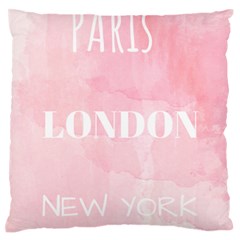 Paris Standard Flano Cushion Case (two Sides) by Lullaby