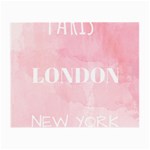 Paris, London, New York Small Glasses Cloth (2 Sides) Back