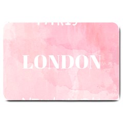 Paris, London, New York Large Doormat  by Lullaby