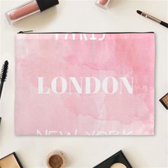 Paris, London, New York Cosmetic Bag (xl) by Lullaby