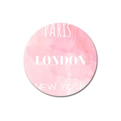 Paris, London, New York Magnet 3  (round)