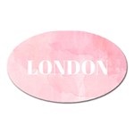 Paris, London, New York Oval Magnet Front