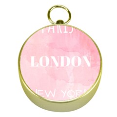 Paris, London, New York Gold Compasses by Lullaby