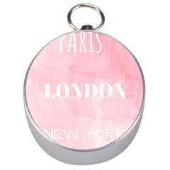 Paris, London, New York Silver Compasses by Lullaby