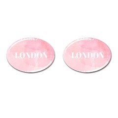 Paris, London, New York Cufflinks (oval) by Lullaby