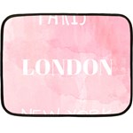 Paris, London, New York Fleece Blanket (Mini) 35 x27  Blanket