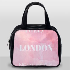 Paris, London, New York Classic Handbag (one Side) by Lullaby