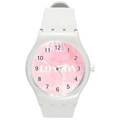 Paris, London, New York Round Plastic Sport Watch (m) by Lullaby