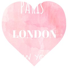 Paris Wooden Puzzle Heart by Lullaby