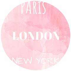 Paris Wooden Puzzle Round by Lullaby