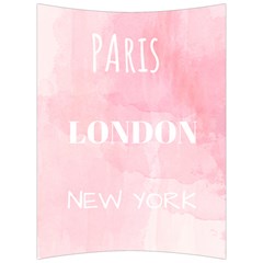 Paris, London, New York Back Support Cushion by Lullaby