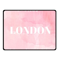 Paris, London, New York Fleece Blanket (small)