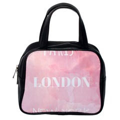 Paris, London, New York Classic Handbag (one Side) by Lullaby