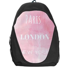 Paris, London, New York Backpack Bag