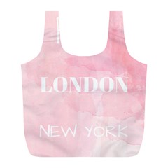 Paris, London, New York Full Print Recycle Bag (l)