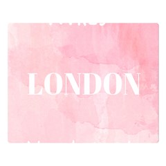 Paris, London, New York Double Sided Flano Blanket (large)  by Lullaby