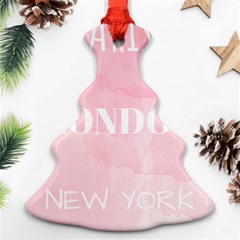 Paris, London, New York Ornament (christmas Tree) 