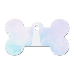 Pastel Eiffel s Tower, Paris Dog Tag Bone (one Side) by Lullaby