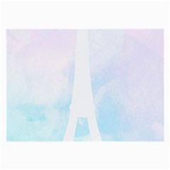 Pastel Eiffel s Tower, Paris Large Glasses Cloth by Lullaby