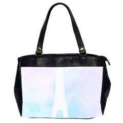 Pastel Eiffel s Tower, Paris Oversize Office Handbag (2 Sides) by Lullaby