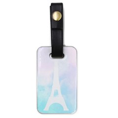 Pastel Eiffel s Tower, Paris Luggage Tag (one Side) by Lullaby