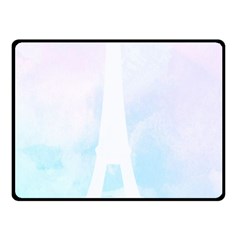 Pastel Eiffel s Tower, Paris Double Sided Fleece Blanket (small)  by Lullaby