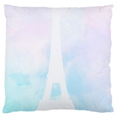 Pastel Eiffel s Tower, Paris Standard Flano Cushion Case (two Sides) by Lullaby