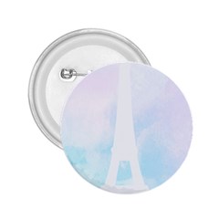 Pastel Eiffel s Tower, Paris 2 25  Buttons by Lullaby